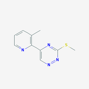 5-(3-Methylpyridin-2-yl)-3-methylsulfanyl-1,2,4-triazine