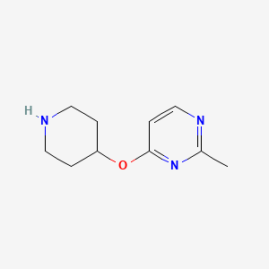 2-Methyl-4-(piperidin-4-yloxy)pyrimidine