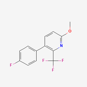 3-(4-Fluorophenyl)-6-methoxy-2-(trifluoromethyl)pyridine