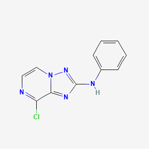 8-chloro-N-phenyl-[1,2,4]triazolo[1,5-a]pyrazin-2-amine