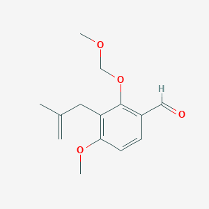 4-Methoxy-2-(methoxymethoxy)-3-(2-methylprop-2-enyl)benzaldehyde