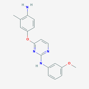 [4-(4-Amino-3-methyl-phenoxy)-pyrimidin-2-yl]-(3-methoxy-phenyl)-amine