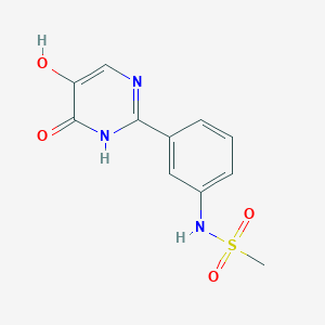 N-[3-(5-hydroxy-6-oxo-1H-pyrimidin-2-yl)phenyl]methanesulfonamide