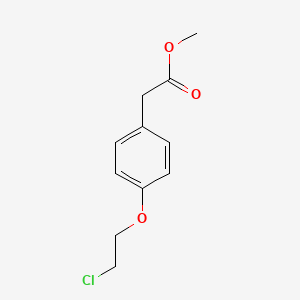 [4-(2-Chloro-ethoxy)-phenyl]-acetic acid methyl ester