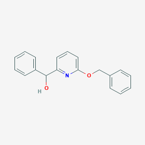 molecular formula C19H17NO2 B13885652 (6-(Benzyloxy)pyridin-2-yl)(phenyl)methanol 