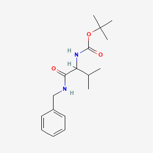 tert-butyl N-[1-(benzylamino)-3-methyl-1-oxobutan-2-yl]carbamate