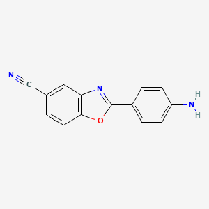 2-(4-Aminophenyl)-1,3-benzoxazole-5-carbonitrile