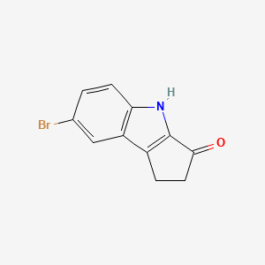 7-bromo-2,4-dihydro-1H-cyclopenta[b]indol-3-one