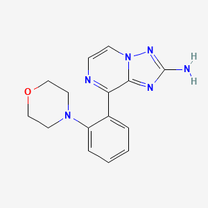 8-(2-Morpholin-4-ylphenyl)-[1,2,4]triazolo[1,5-a]pyrazin-2-amine