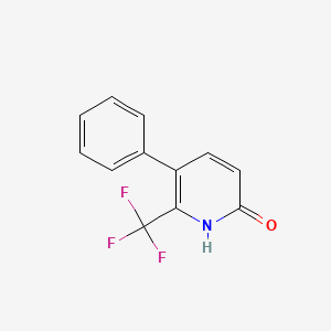 B1388573 6-Hydroxy-3-phenyl-2-(trifluoromethyl)pyridine CAS No. 1214380-66-1