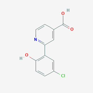 2-(5-Chloro-2-hydroxyphenyl)pyridine-4-carboxylic acid