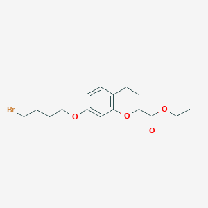 Ethyl 7-(4-bromobutoxy)chromane-2-carboxylate