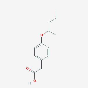 2-(4-Pentan-2-yloxyphenyl)acetic acid