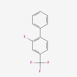 molecular formula C13H8F4 B1388575 2-氟-4-(三氟甲基)-1,1'-联苯 CAS No. 1214369-54-6