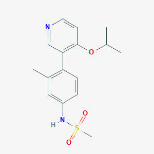 N-[3-methyl-4-(4-propan-2-yloxypyridin-3-yl)phenyl]methanesulfonamide