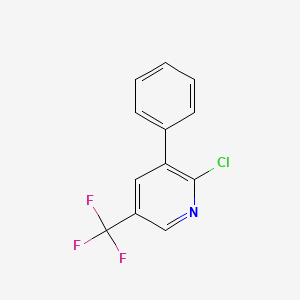 B1388584 2-Chloro-3-phenyl-5-(trifluoromethyl)pyridine CAS No. 1214341-78-2