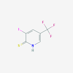 B1388590 2-Mercapto-3-iodo-5-(trifluoromethyl)pyridine CAS No. 1214324-78-3