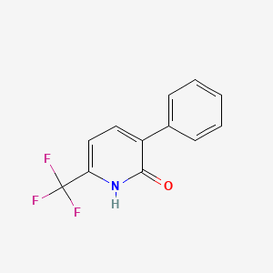 B1388592 2-Hydroxy-3-phenyl-6-(trifluoromethyl)pyridine CAS No. 1214353-50-0