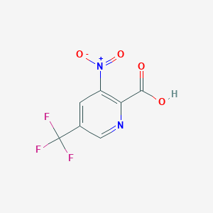 B1388596 3-Nitro-5-(trifluoromethyl)picolinic acid CAS No. 1214333-19-3