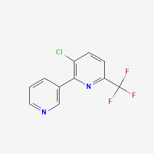 B1388606 3-Chloro-2-(pyridin-3-yl)-6-(trifluoromethyl)pyridine CAS No. 1214356-58-7