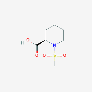 (2R)-1-(Methylsulfonyl)-2-piperidinecarboxylic acid