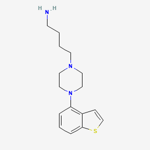 4-[4-(1-Benzothiophen-4-yl)piperazin-1-yl]butan-1-amine