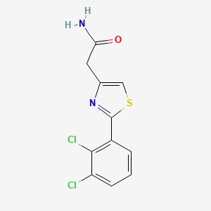 2-[2-(2,3-Dichlorophenyl)-1,3-thiazol-4-yl]acetamide