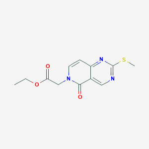 Ethyl 2-(2-methylsulfanyl-5-oxopyrido[4,3-d]pyrimidin-6-yl)acetate