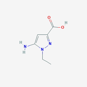 5-Amino-1-ethylpyrazole-3-carboxylic acid