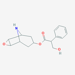 molecular formula C₁₆H₁₉NO₄ B138862 去甲东莨菪碱 CAS No. 4684-28-0