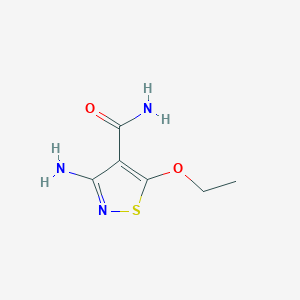 3-Amino-5-ethoxy-1,2-thiazole-4-carboxamide