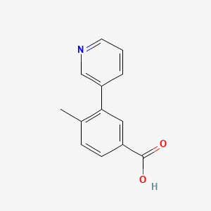 4-Methyl-3-(pyridin-3-yl)benzoic acid