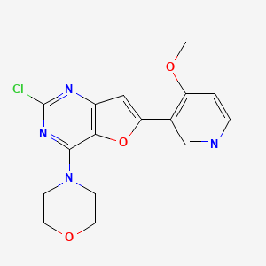 2-Chloro-6-(4-methoxypyridin-3-yl)-4-morpholin-4-ylfuro[3,2-d]pyrimidine