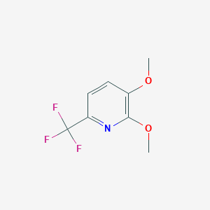 molecular formula C8H8F3NO2 B1388648 2,3-Dimethoxy-6-(trifluoromethyl)pyridine CAS No. 1214348-55-6