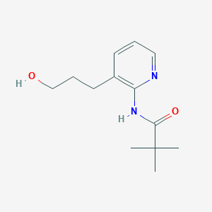 N-(3-(3-Hydroxypropyl)pyridin-2-yl)pivalamide