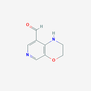 2,3-Dihydro-1H-pyrido[3,4-b][1,4]oxazine-8-carbaldehyde