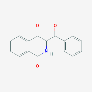 molecular formula C16H11NO3 B13886564 3-Benzoyl-2,3-dihydroisoquinoline-1,4-dione 