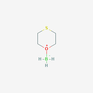 molecular formula C4H11BOS B13886720 (1,4-Oxathian-1-ium-1-yl)trihydroborate 