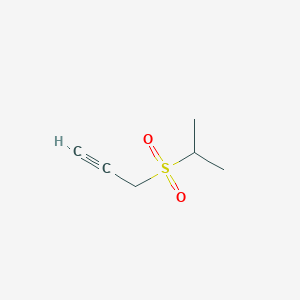 molecular formula C6H10O2S B13886741 3-(Propane-2-sulfonyl)prop-1-yne 