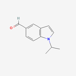 molecular formula C12H13NO B1388683 1-Isopropyl-1H-indole-5-carbaldehyde CAS No. 1030432-40-6