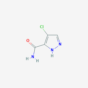 4-chloro-1H-pyrazole-5-carboxamide