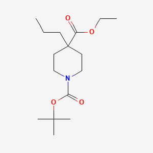 1-tert-butyl 4-Ethyl 4-propylpiperidine-1,4-dicarboxylate