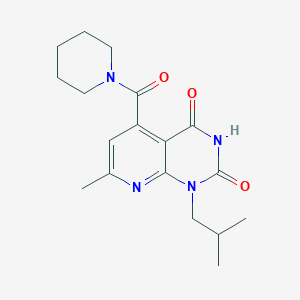 1-isobutyl-7-methyl-5-(piperidin-1-ylcarbonyl)pyrido[2,3-d]pyrimidine-2,4(1H,3H)-dione