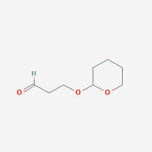 3-[(Oxan-2-yl)oxy]propanal