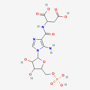 N-[5-Amino-1-(5-O-phosphonopentofuranosyl)-1H-imidazole-4-carbonyl]aspartic acid