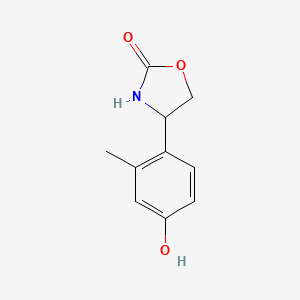 4-(4-Hydroxy-2-methylphenyl)-1,3-oxazolidin-2-one