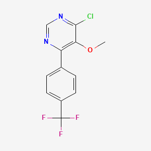 4-chloro-5-methoxy-6-[4-(trifluoromethyl)phenyl]Pyrimidine