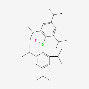 Fluorobis[2,4,6-tri(propan-2-yl)phenyl]borane