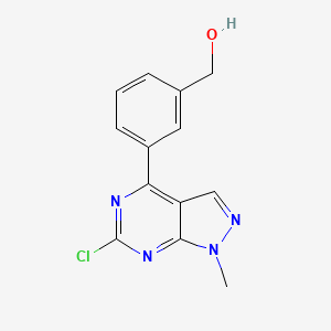 [3-(6-Chloro-1-methylpyrazolo[3,4-d]pyrimidin-4-yl)phenyl]methanol