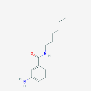 3-Amino-N-heptylbenzamide
